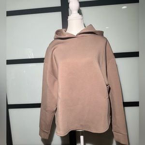 NEW French Terry Drop-Sleeve Hoodie